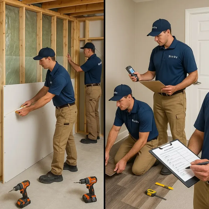 Repairs and Reconstruction process in West Branch, IA